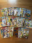 Bamse - serietidningar ca 80 st