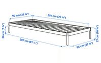 IKEA Sängstomme Vevelstad 