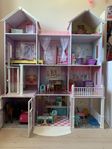 Barbiehus och Barbie, barbiekläder 