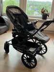 Emmaljunga barnvagn med tillbehör