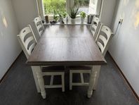 Matbord med 4 stolar - PGT Reclaimed