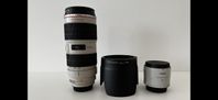 Canon EF 70-200 f/2.8L II + 2x konverter