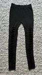 Snygga svarta leggings / tights med spets stl 38
