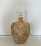 Stor Vacker vintage lampa bordslampa retro keramik trä deko