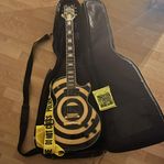 Epiphone Zakk Wylde LP Custom + Fodral och axelremsa