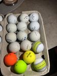 Blandade golfbollar