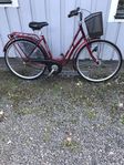 Damcykel Helkama 28tum 3vxl fotbroms korg skydd fina däck 