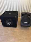Samson EX500 sub + EX30 PA-system – Paketpris!