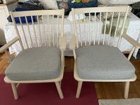 PERSBOL fotölj björk/Tibbleby beige/grå NYSKICK! 