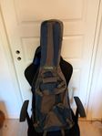 Elgitarrväska softcase med inbyggd ryggsäck
