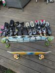 Inline och skateboard 