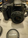 Canon Eos 20D digitalkamera med tillbehör