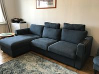 3-sits bäddsoffa VIMLE med schäslong