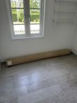 Beige matta i bambusilke