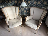 Fåtöljer, ett par, gustaviansk stil, Flamant Design, Engla
