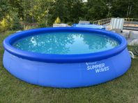 Pool summer Wales dia 457 cm blå