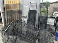 hyll inredning  svart korg systen