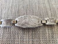Vintage armband "Do Not Forget Me" 1944