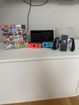Nintendo Switch med spel 