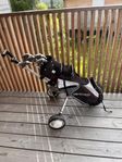 Golf bag+ vagn 