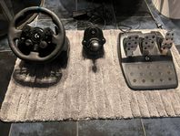 Logitech G923 med växelspak
