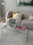 Soffbord/Coffee table i glas