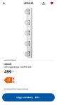 Ledsjö IKEA lamp sminklampa
