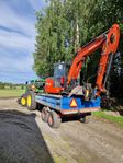 kubota kx-057-4, rotortilt,slagklippare ledig