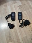 Två enkla telefoner