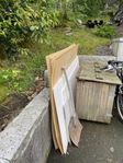 Masonitskivor för golvtäckning