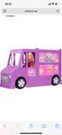 Barbie foodtruck samt Barbie Fiat med tillhörande Barbie 