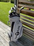 Golfklubbor höger med bag