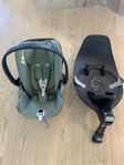 Cybex Cloud T I-Size Plus Leaf Green babyskydd + Isofix bas