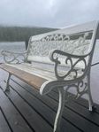 gjutjärnssoffor 2 stycken