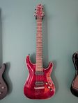 Schecter C-7 hellraiser med Bare Knuckle Juggernaut pickups