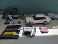 MST RC Drift bil 1:10 Volvo 740 komplett kit Sanwa kontroll