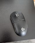 Logitech G Pro X Superlight trådlös gamingmus, svart