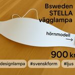 Bsweden Stella vägglampa – designklassiker, hörnmodell