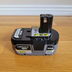 Ryobi 18v batteri 4 ah