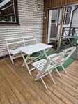 Gammaldags trädgårdsmöbel