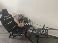 racing simulator, moza r3 och next level racing cockpit