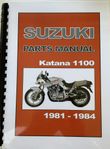 Suzuki GSX1100 Katana parts manual