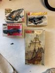 Byggsatser AMT & Airfix – klassiska modeller, delvis påb
