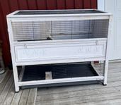 Tindra tvåvåningsbur inomhus kanin