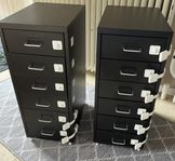 2 st lådhurts med hjul 