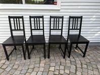 Svarta stolar 4 st