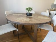 matbord inklusive 6 stolar