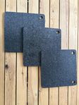 Tre stycken tovade sittdynor WOOLsquare