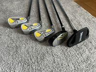 golfklubbor vänster junior plus en putter OPEN 