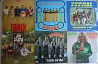 Dansband -paket med 61 vinyl-lp